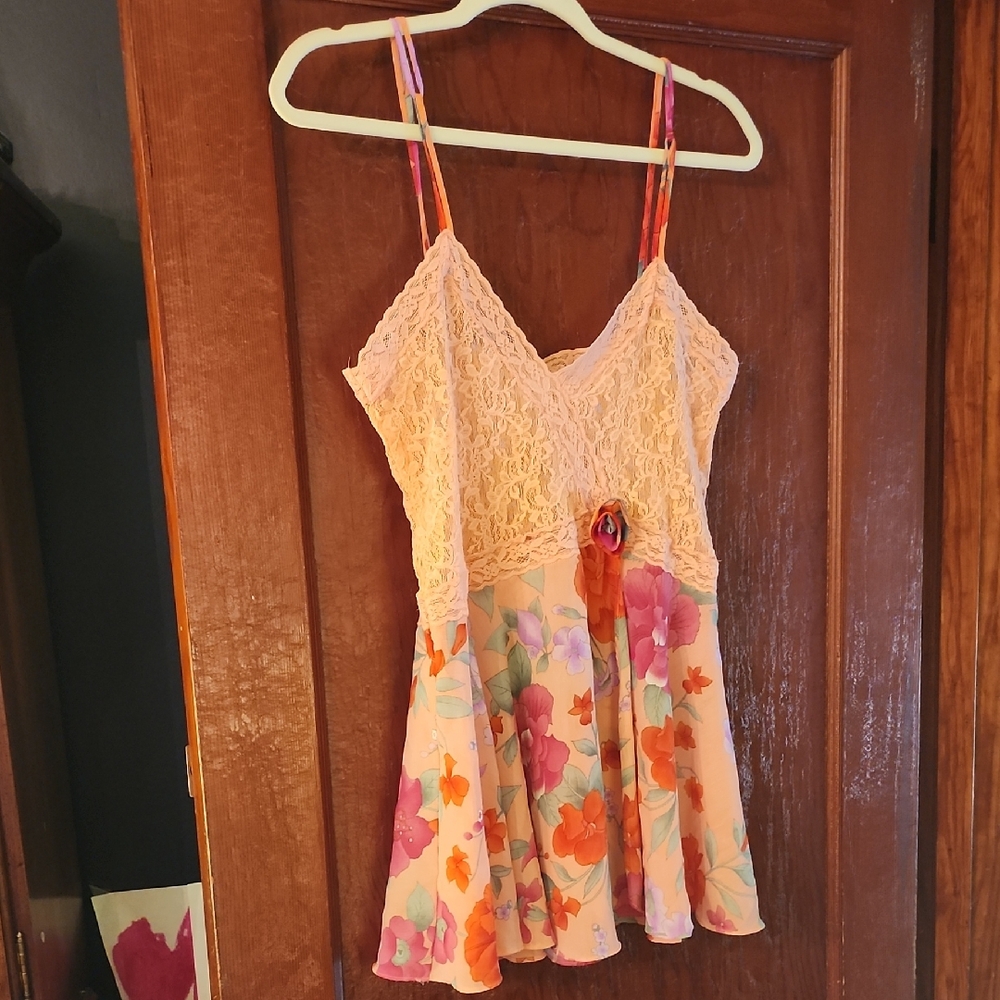Victoria's Secret Floral Lace Chemise